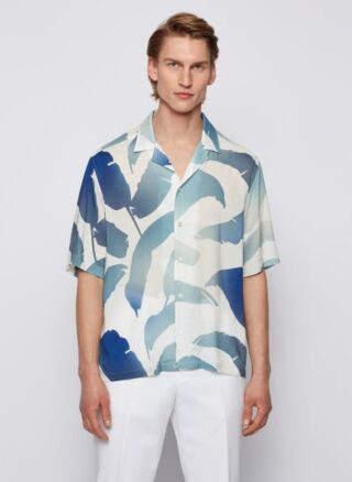 Boss Kurzarm-Hemd Lello O blau