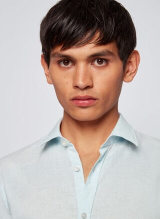Boss Ronn 2 Kurzarm-Hemd Herren, Blau