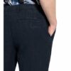Boss Leinen-Chino Symon Relaxed Fit blau