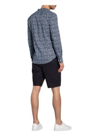 Boss Rolfo Leinenhemd Herren, Blau