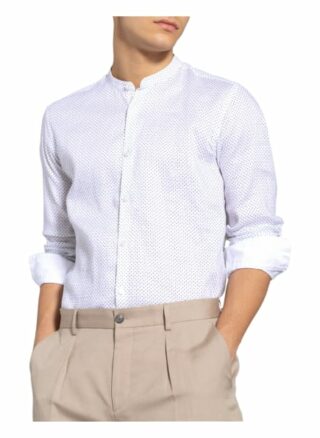 Boss Rolfo Leinenhemd Herren, Blau