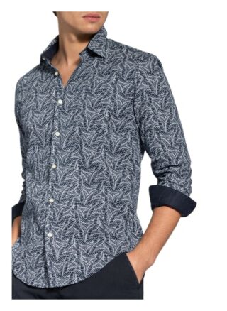 Boss Ronni Leinenhemd Herren, Blau