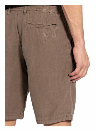 Boss Leinenshorts Symon Relaxed Fit gruen