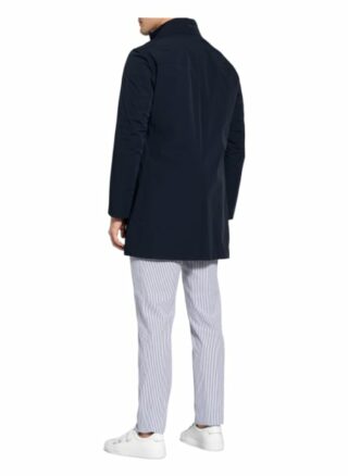 Boss Deean Stehkragenmantel Herren, Blau