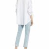 Boss Oversized-Bluse Benima Mit 3/4-Arm weiss