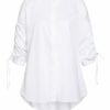 Boss Oversized-Bluse Benima Mit 3/4-Arm weiss