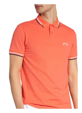 Boss Piqué-Poloshirt Herren, Rot