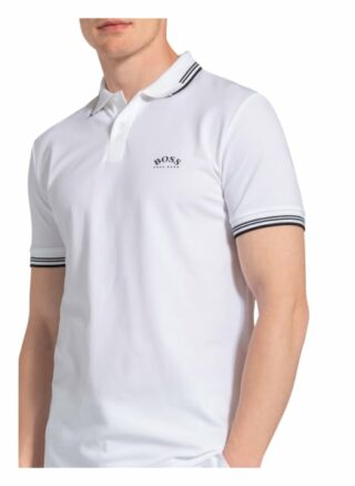 Boss Pique-Poloshirt Herren, Weiß