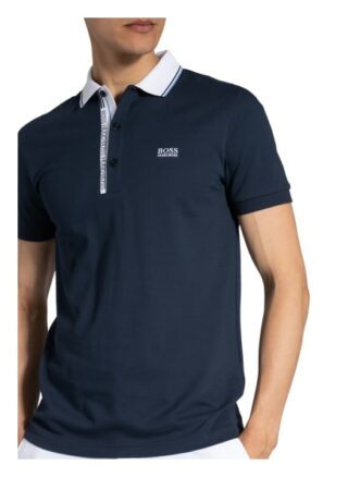 Boss Paule Pique-Poloshirt Herren, Blau