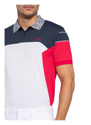 Boss Paule Pique-Poloshirt Herren, Weiß