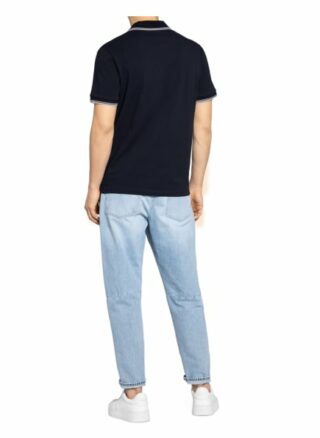 Boss Pchup Pique-Poloshirt Herren, Blau