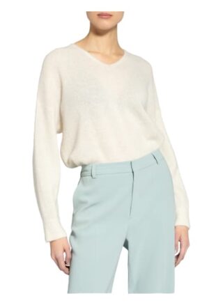 Boss Pullover Fillallon Mit Alpaka weiss