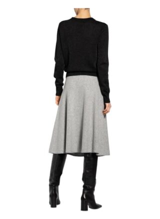 Boss Pullover Floricia In Wickeloptik schwarz