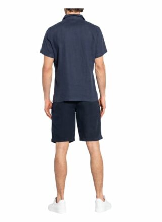 Boss Resorthemd Rhythm Regular Fit Aus Leinen blau