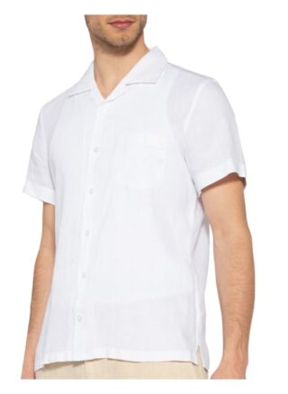 Boss Resorthemd Rhythm Regular Fit Aus Leinen weiss