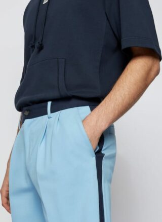 Boss Shorts Pollock Ra blau