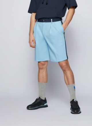 Boss Shorts Pollock Ra blau