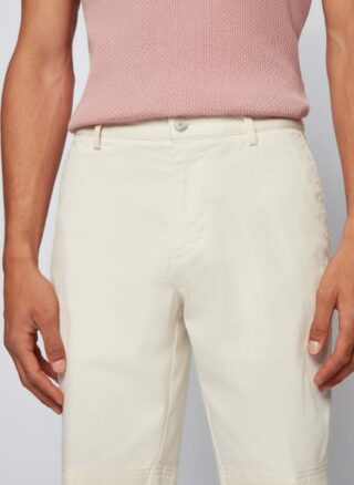 Boss Slice Short Shorts Herren, Weiß
