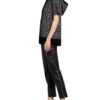 Boss Strick-Hoodie Flara schwarz