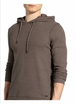 Boss Strick-Hoodie Thoody braun