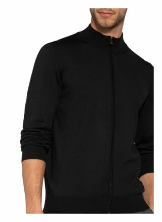 Boss Balonso Strickjacke Herren, Schwarz
