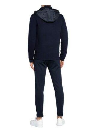 Boss Strickjacke Danzi Im Materialmix blau