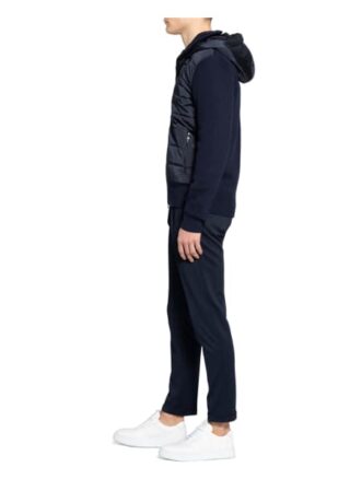 Boss Strickjacke Danzi Im Materialmix blau