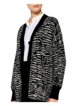 Boss Strickjacke Fanaka blau