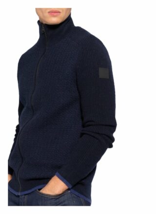 Boss Kamoine Strickjacke Herren, Blau