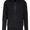 Boss Strickjacke Kamoine grau