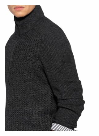 Boss Strickjacke Kamoine grau