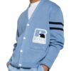 Boss Strickjacke Krussel blau