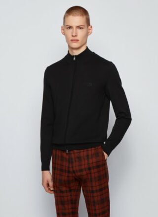 Boss Strickjacke Palano L schwarz