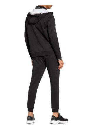 Boss Saggy Sweatjacke Herren, Schwarz
