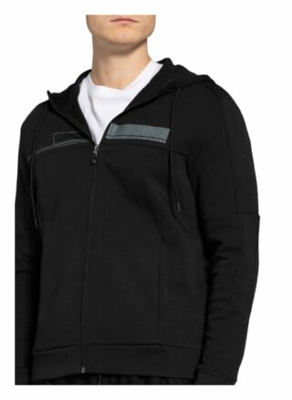 Boss Sweatjacke Saggy schwarz