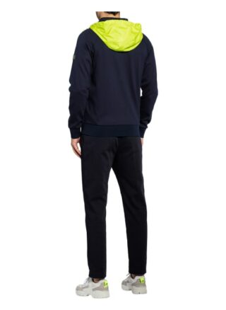 Boss Sweatjacke Seeger Im Materialmix blau
