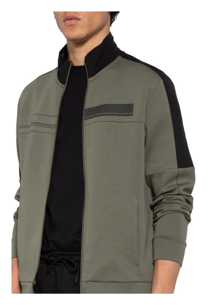 Boss Sweatjacke Skaz gruen Boss Sweatjacke Skaz gruen