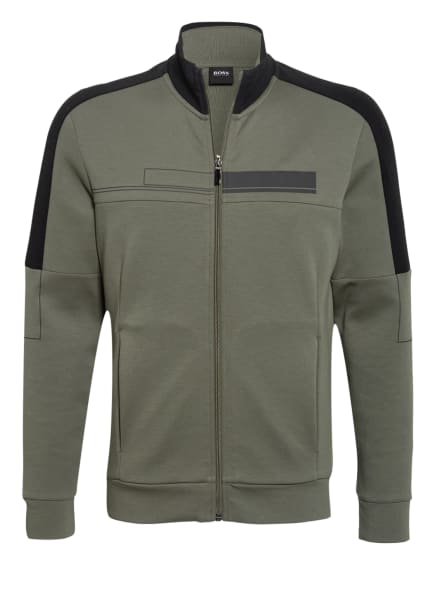 Boss Sweatjacke Skaz gruen Boss Sweatjacke Skaz gruen