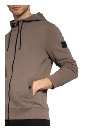 Boss Sweatjacke Zounds braun