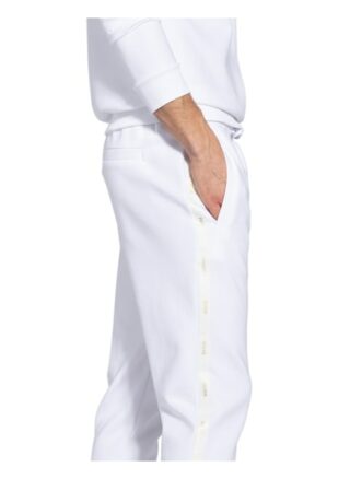 Boss Sweatpants Hadiko 2 Mit Galonstreifen weiss