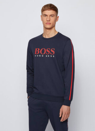 Boss Authentic Sweatshirt Sweatshirt Herren, Blau