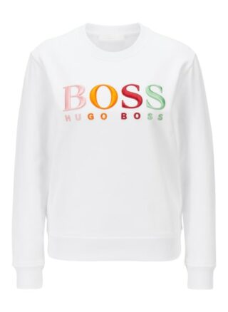 Boss C elaboss1 Ecom Sweatshirt Damen, Weiß