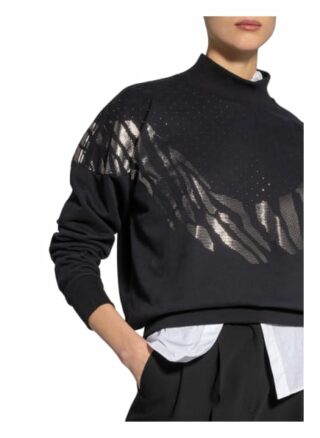 Boss Sweatshirt Ezebra schwarz