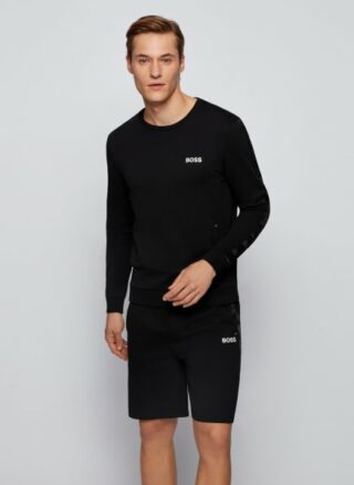 Boss Heritage Sweatshirt Sweatshirt Herren, Schwarz