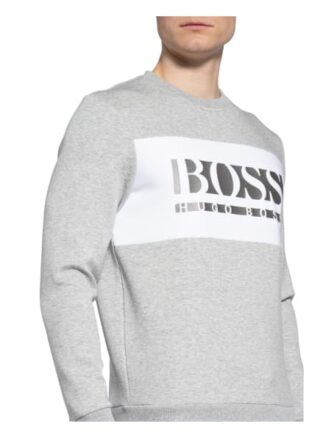 Boss Salbo Sweatshirt Herren, Grau