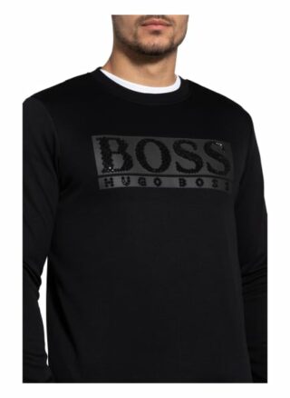 Boss Salbo Sweatshirt Herren, Schwarz