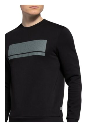 Boss Salbo Longsleeve Herren, Schwarz