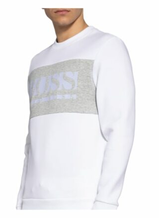 Boss Sweatshirt Salbo weiss
