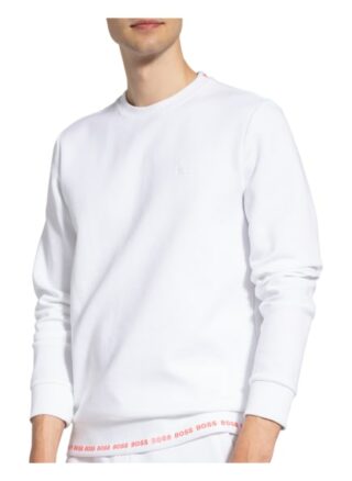 Boss Salbo Sweatshirt Herren, Weiß