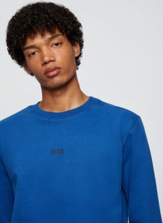 Boss Weevo 2 Sweatshirt Herren, Blau